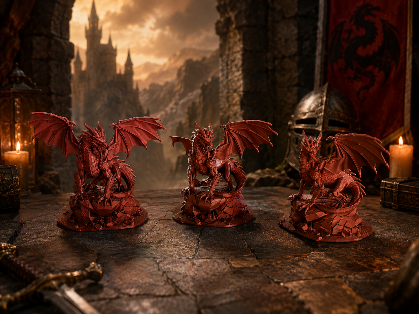 Dragon Statues