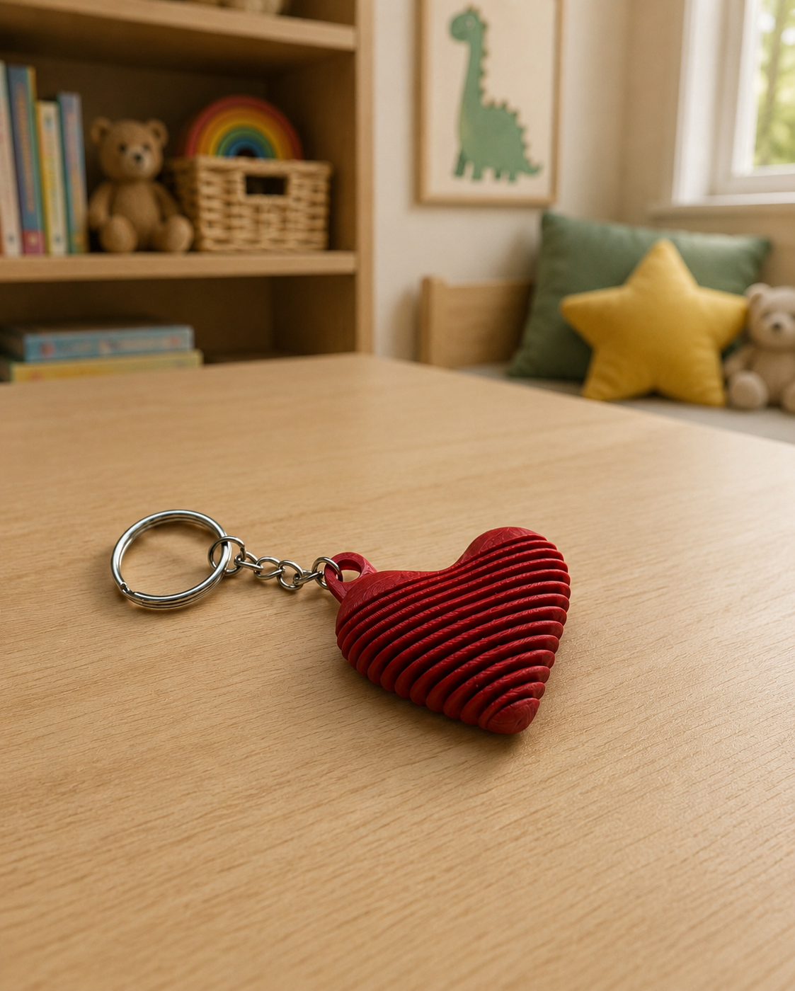 Heart Key Chain